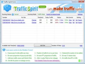 Traffic Spirit - накрутка трафика
